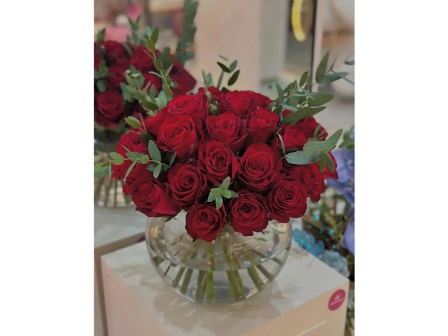 Red Rose Vase