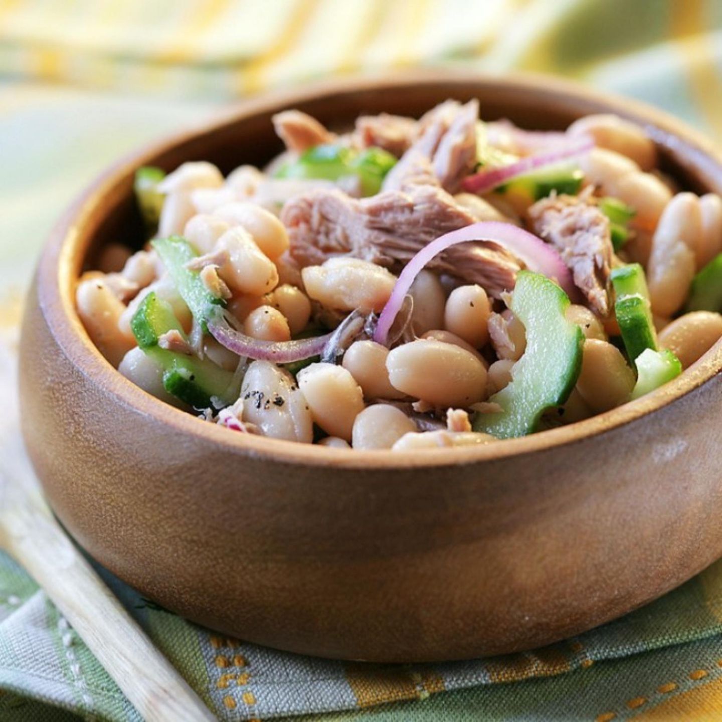 A Can Of Beans With Tuna Stone