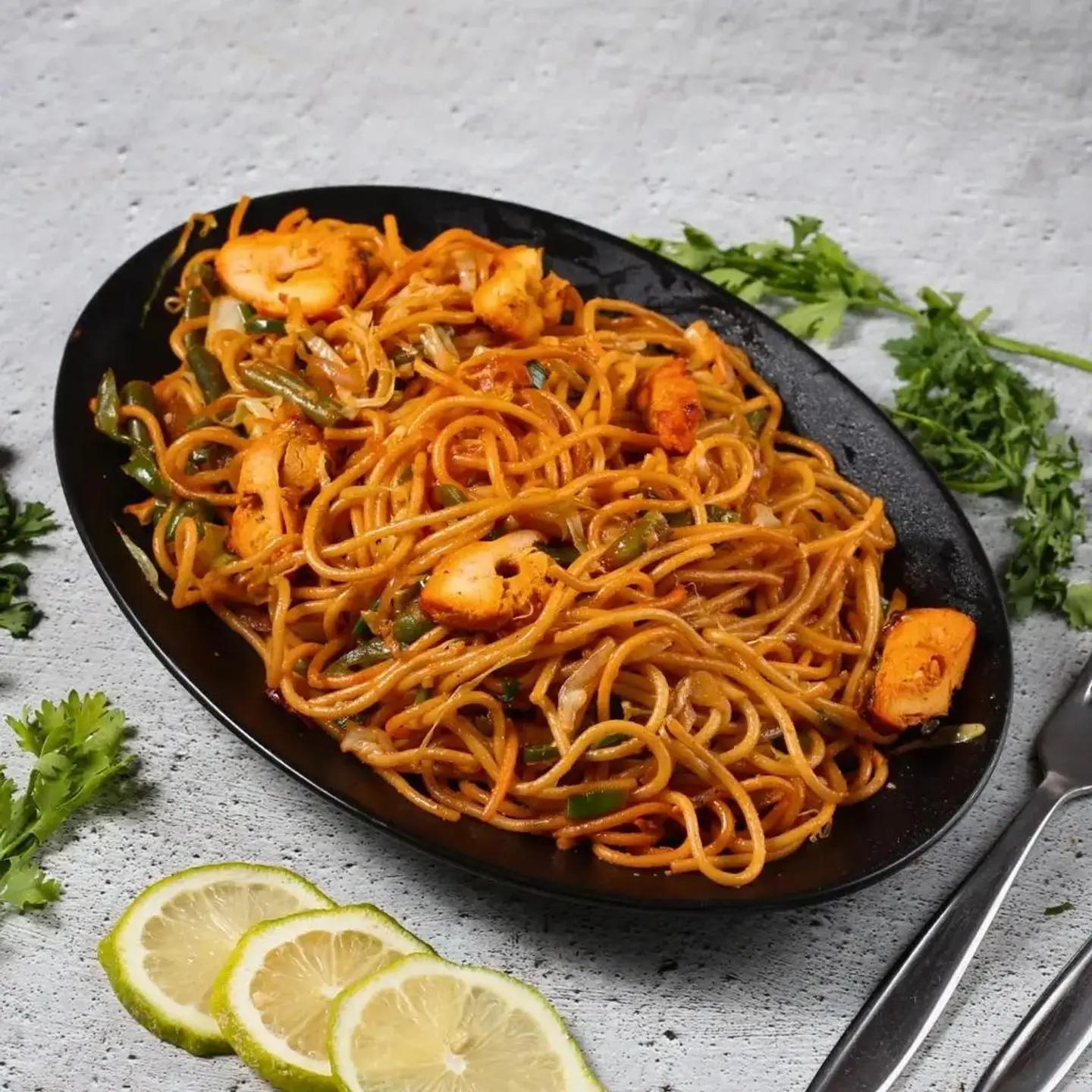 Schezwan Egg Noodles