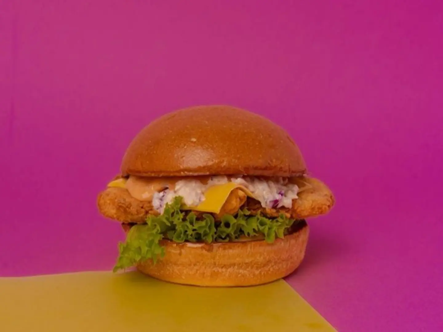 Classic And Maple Chicken Burger