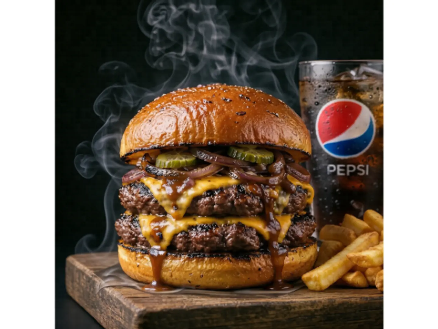 Double Angus Burger