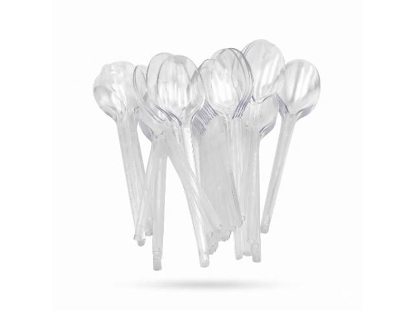 Clear Big Plastic Spoons