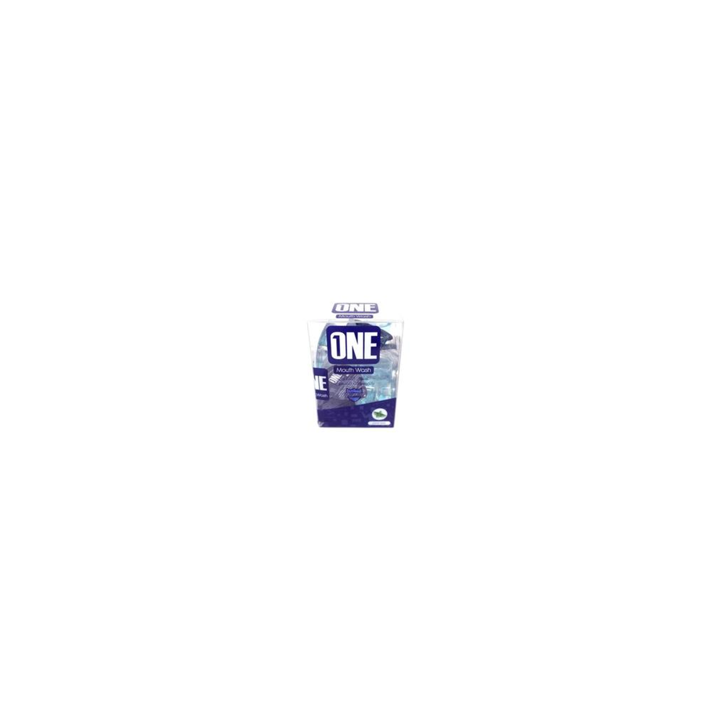 One Mouthwash With Advanced Capsules Mint Flavor