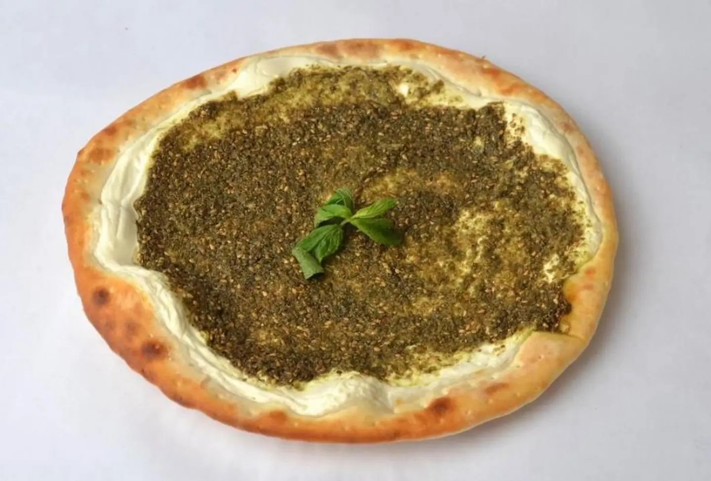 Labneh And Thyme Manoushe