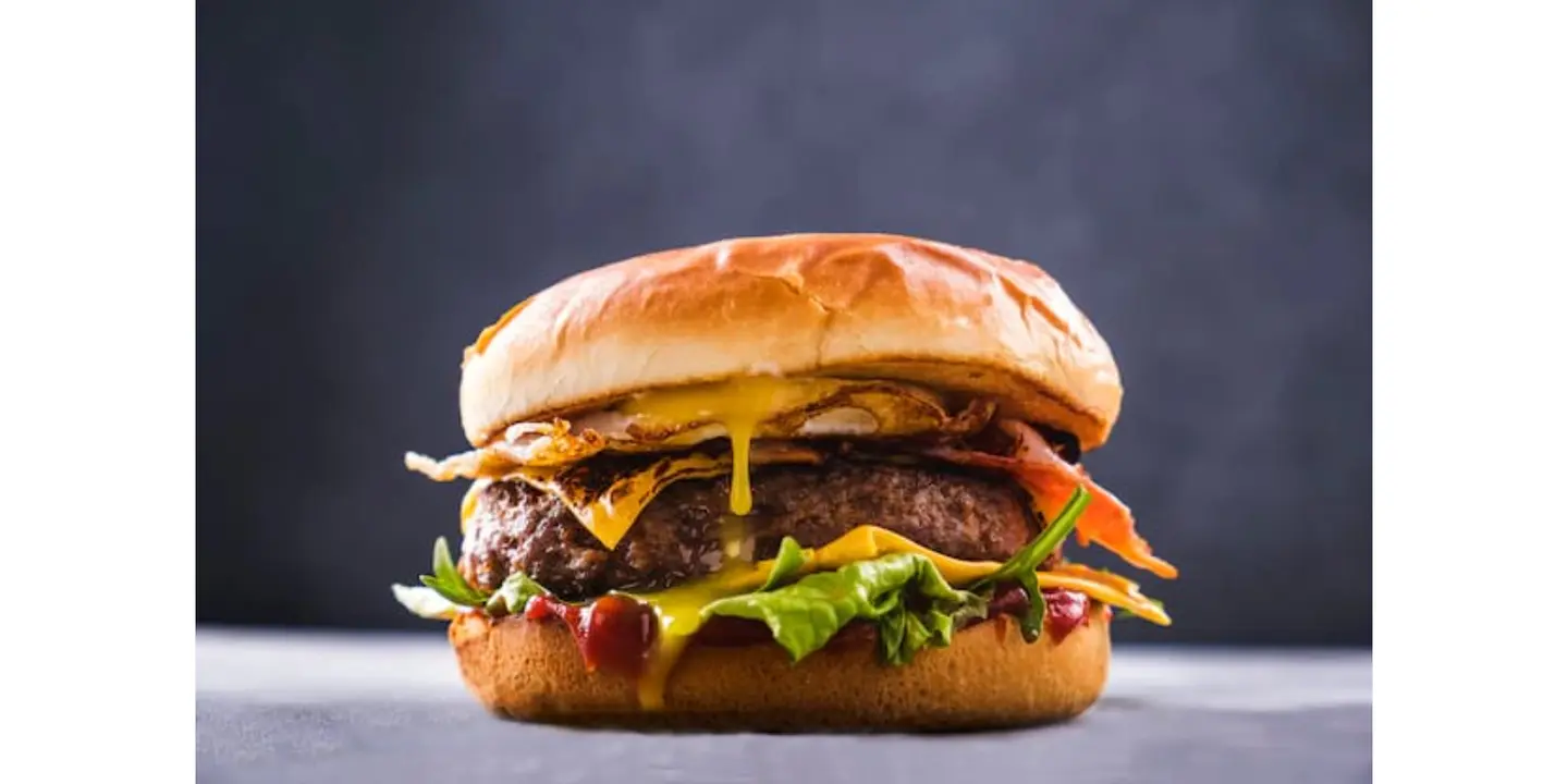 Beef Burger With Fries