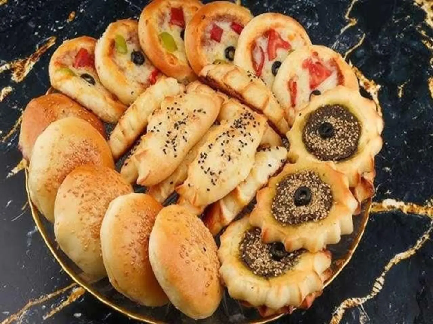 Mixed Soirée Pastry Box (Sweet And Savory Assortment).