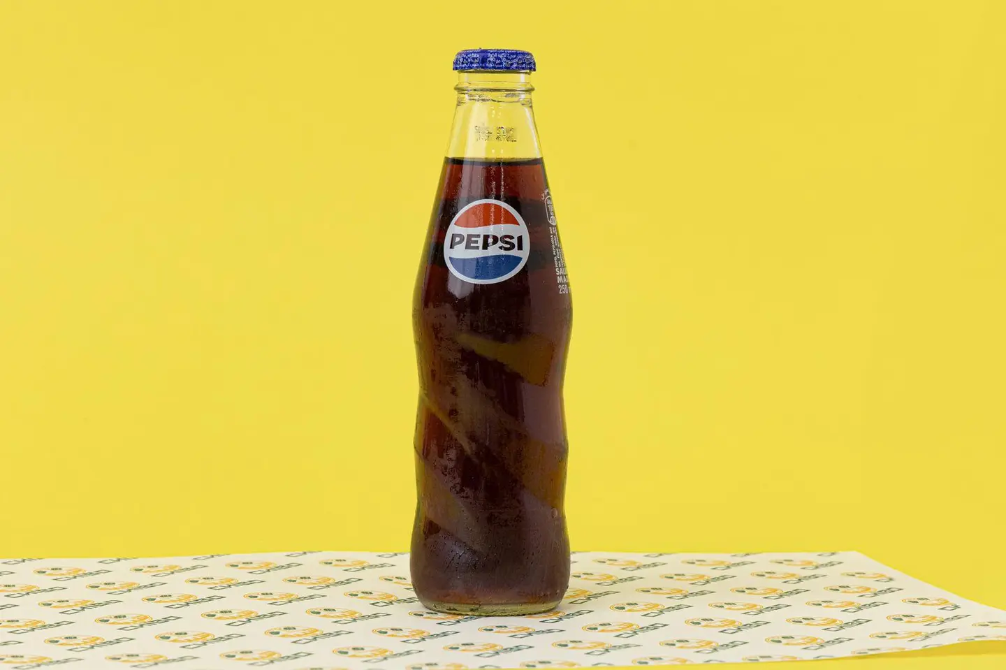 Glass Pepsi