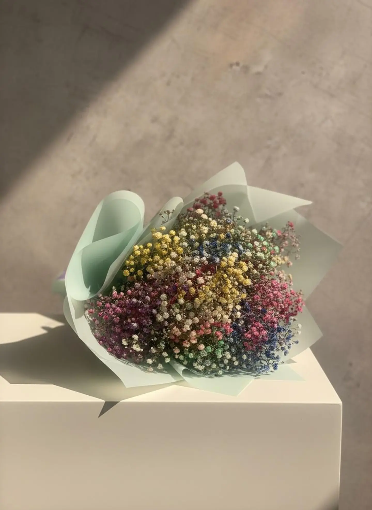 Colorful Gypsophila Bouquet