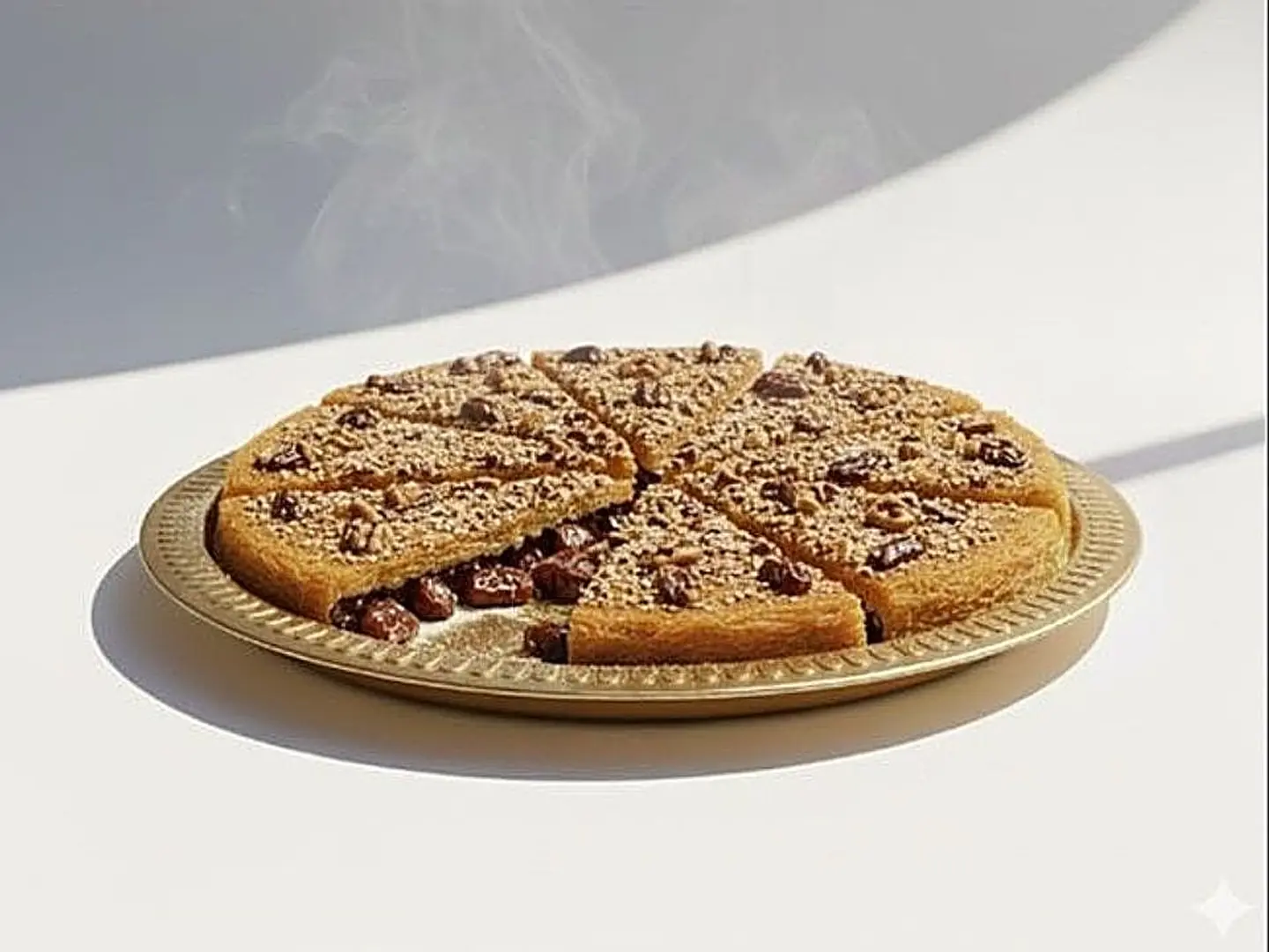 Kunafa With Dates And Cream, Large Size