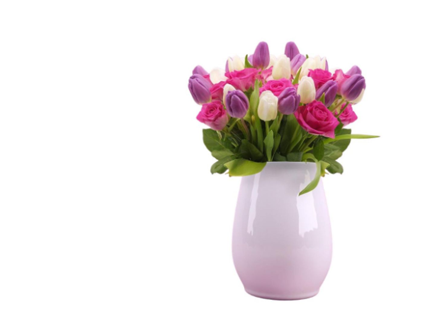 Multicolor Tulip Vase
