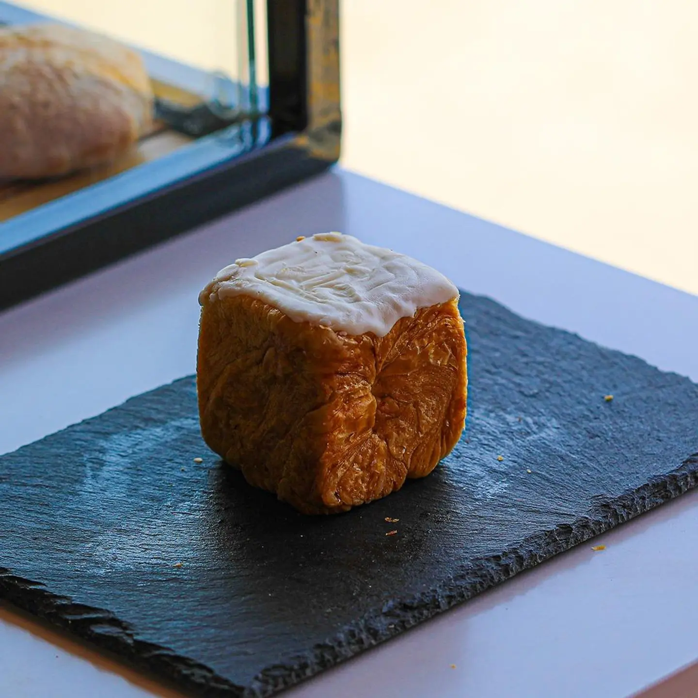 Squared White Chocolate Croissant