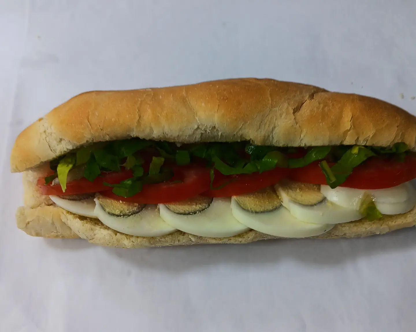 Sandwich Boil Eggs With Vegetable