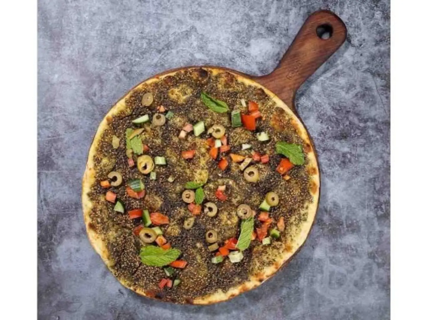 زعتر مع خضار