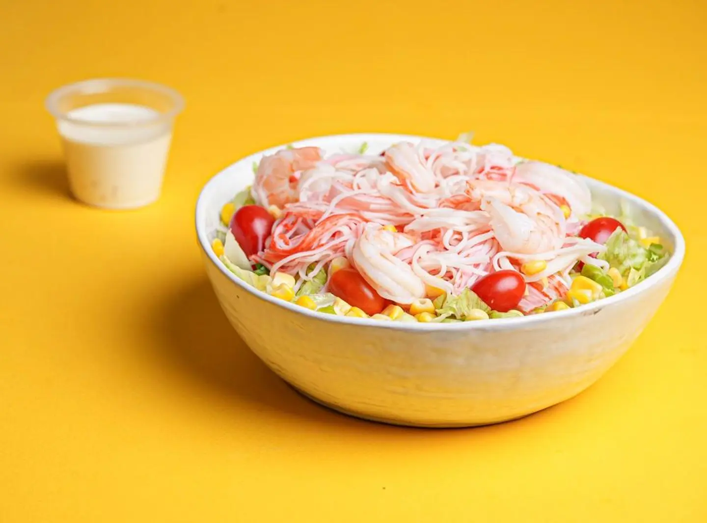 سلطة كراب و روبيان