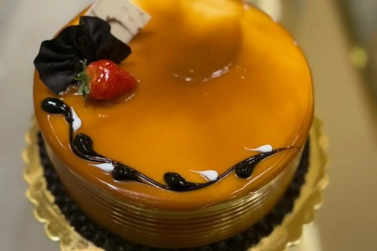 كيك الكراميل