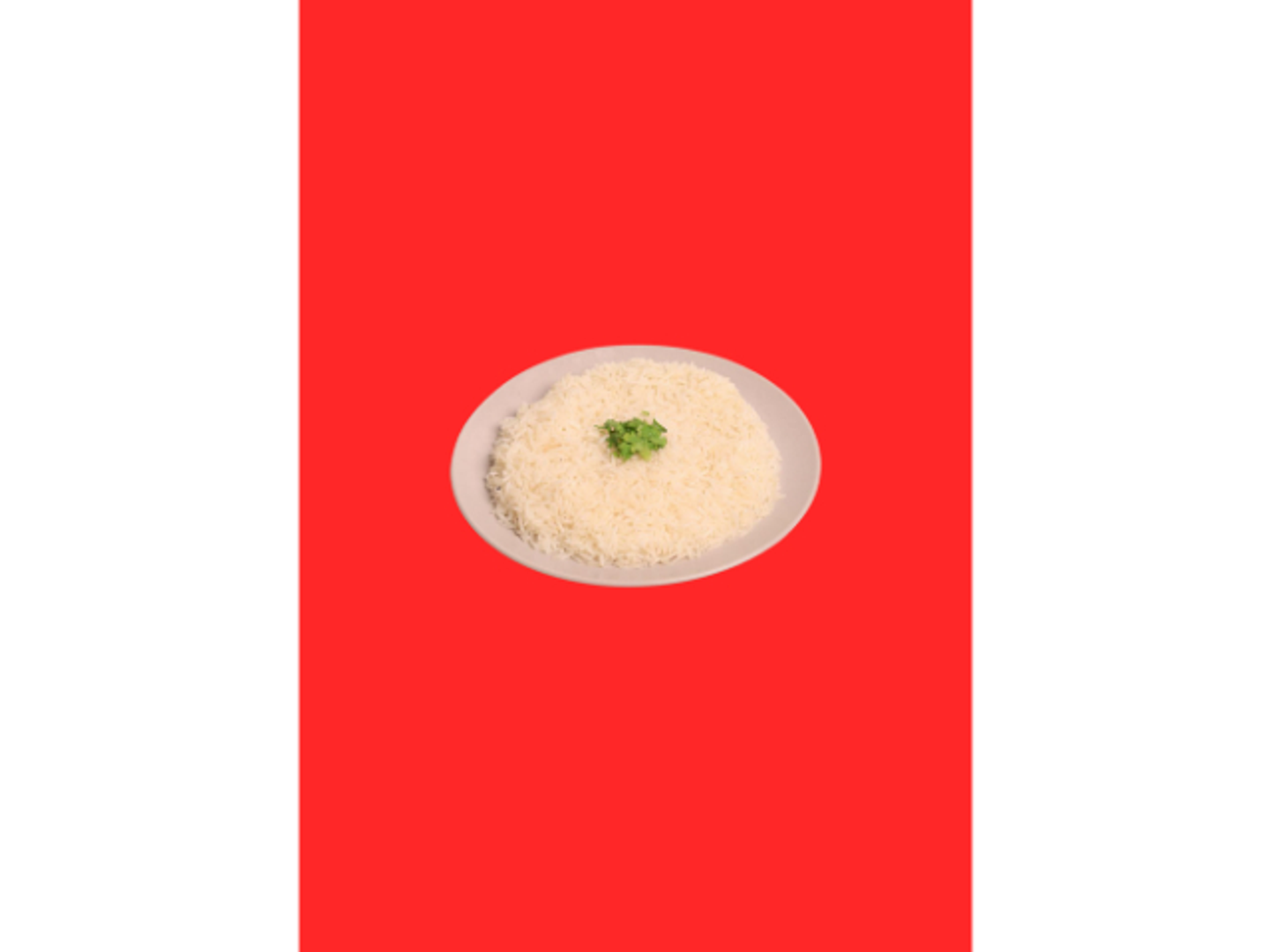 Plain White Rice Cup