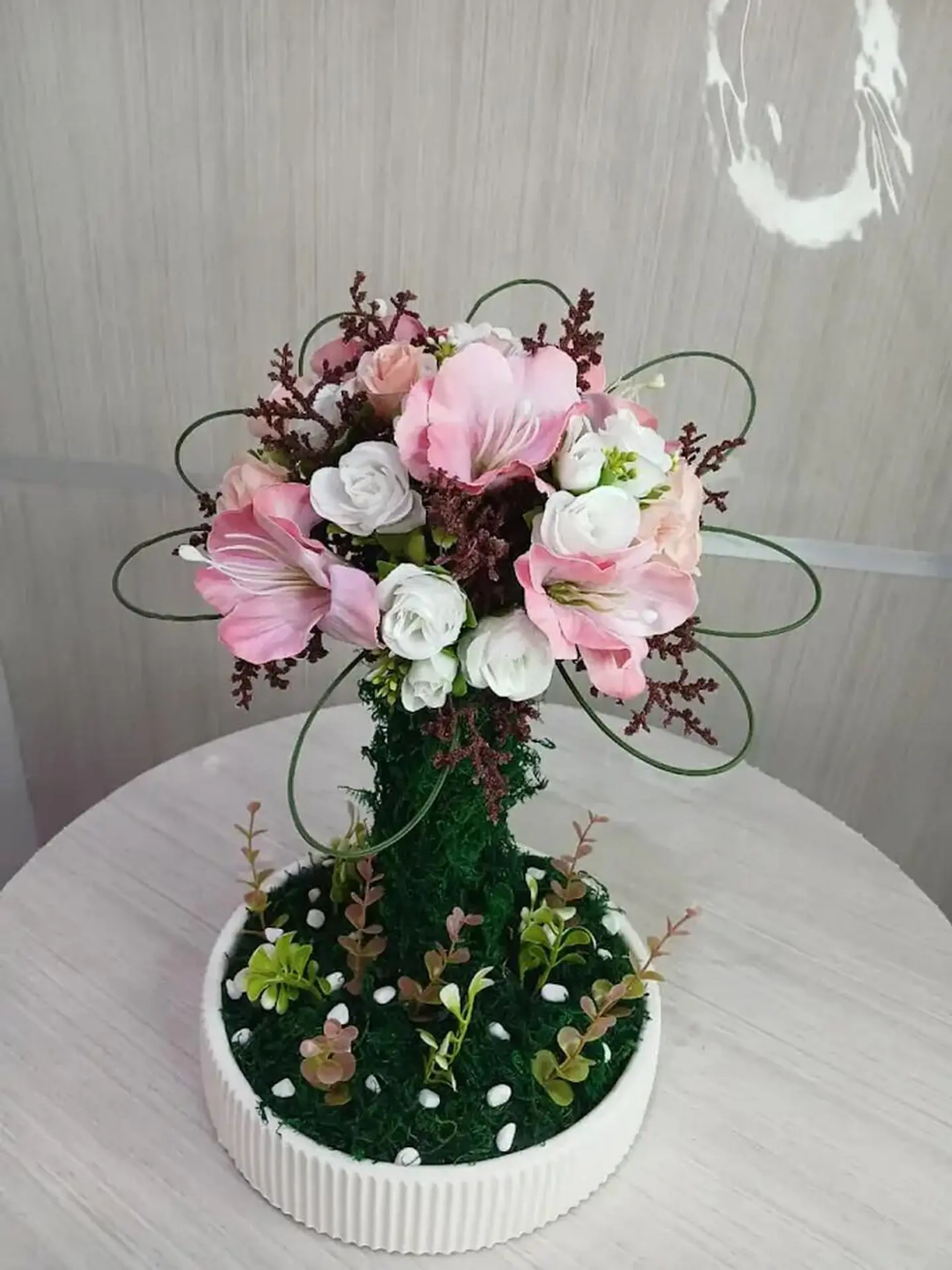 فازة رخام شجرة استوما