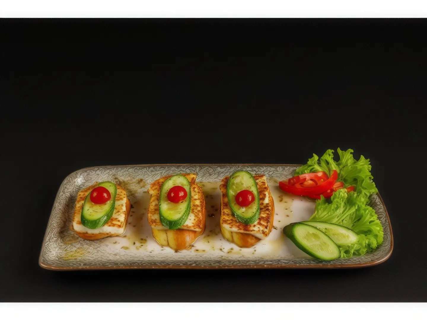 Grilled Halloumi Dish