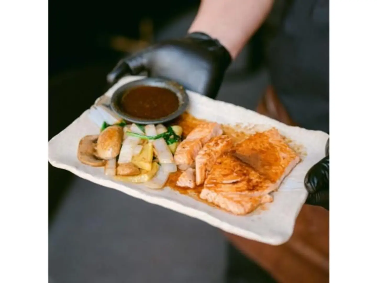 Salmon Teppanyaki