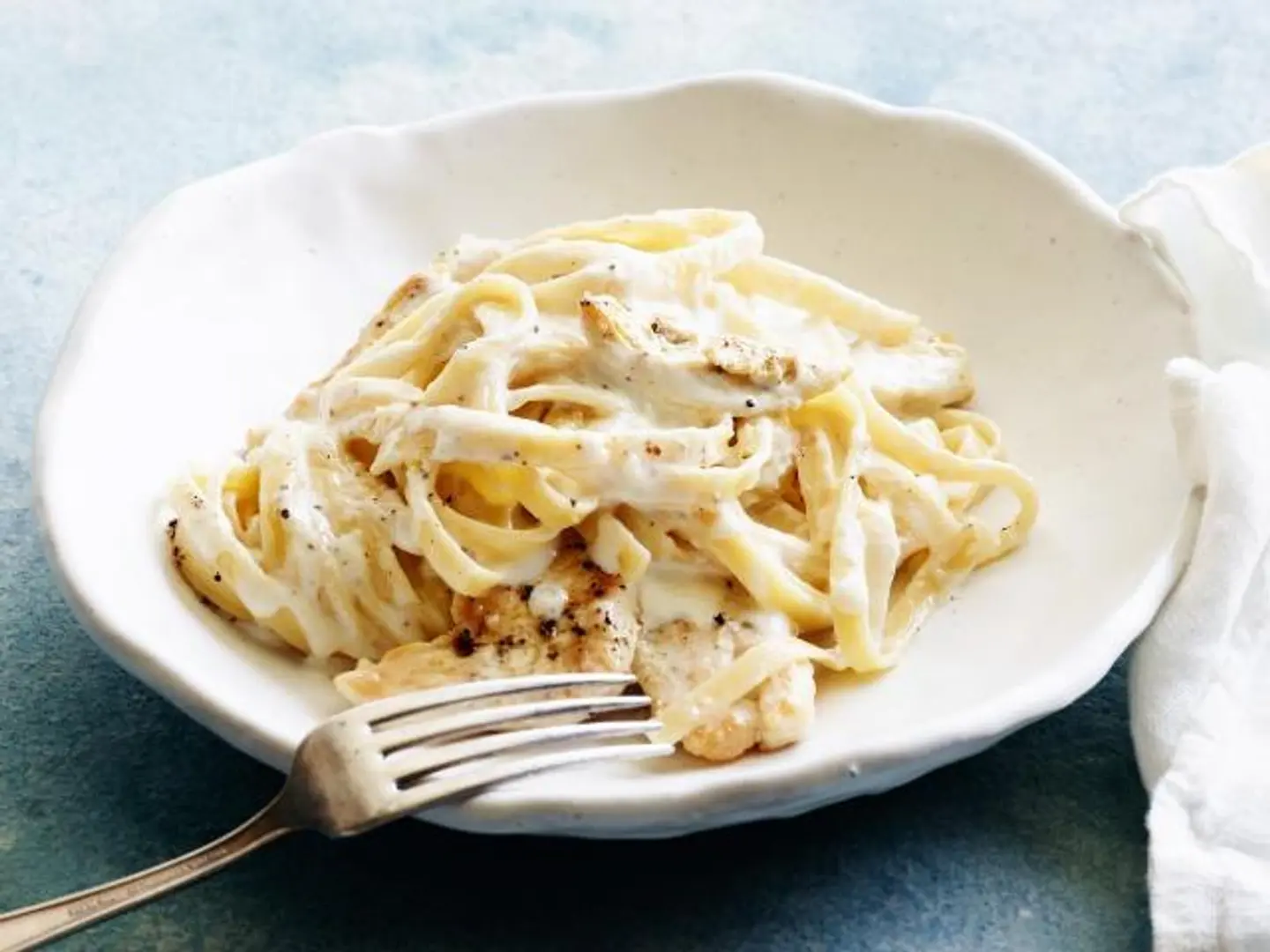 Chicken Spaghetti Alfredo