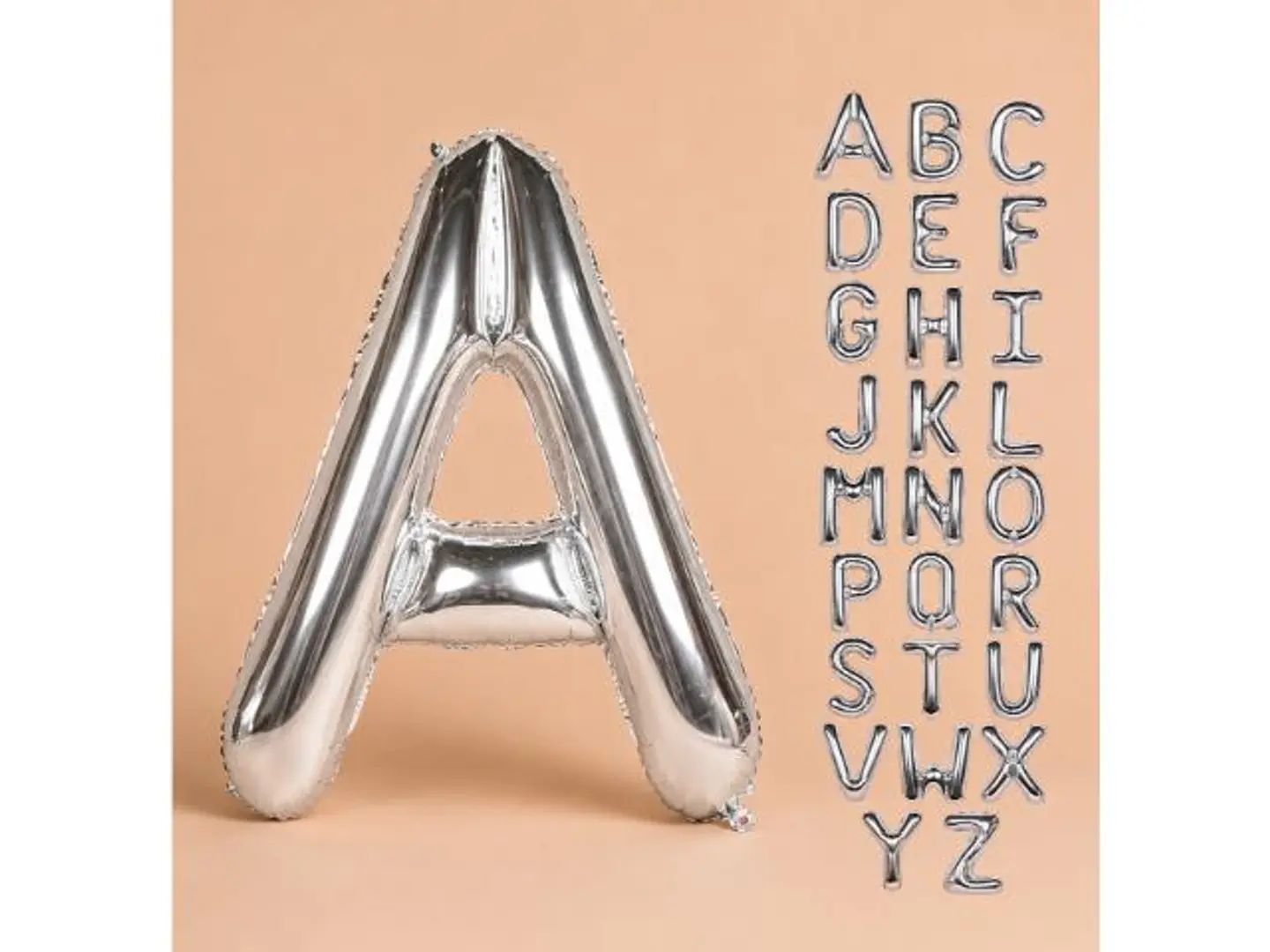 Silver Letter Balloon