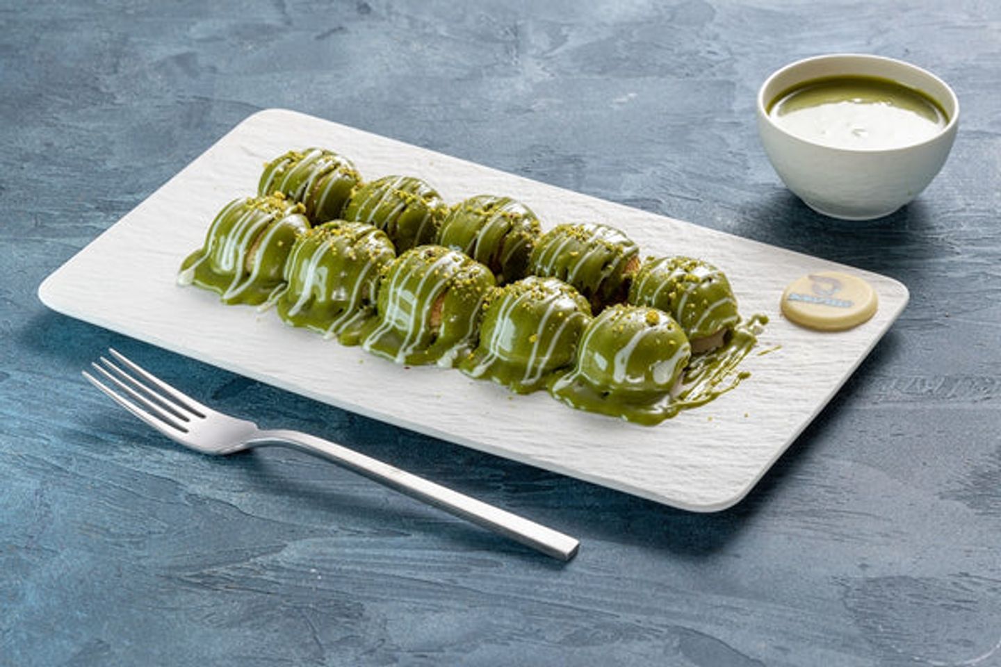 Mini Pancakes With Pistachio