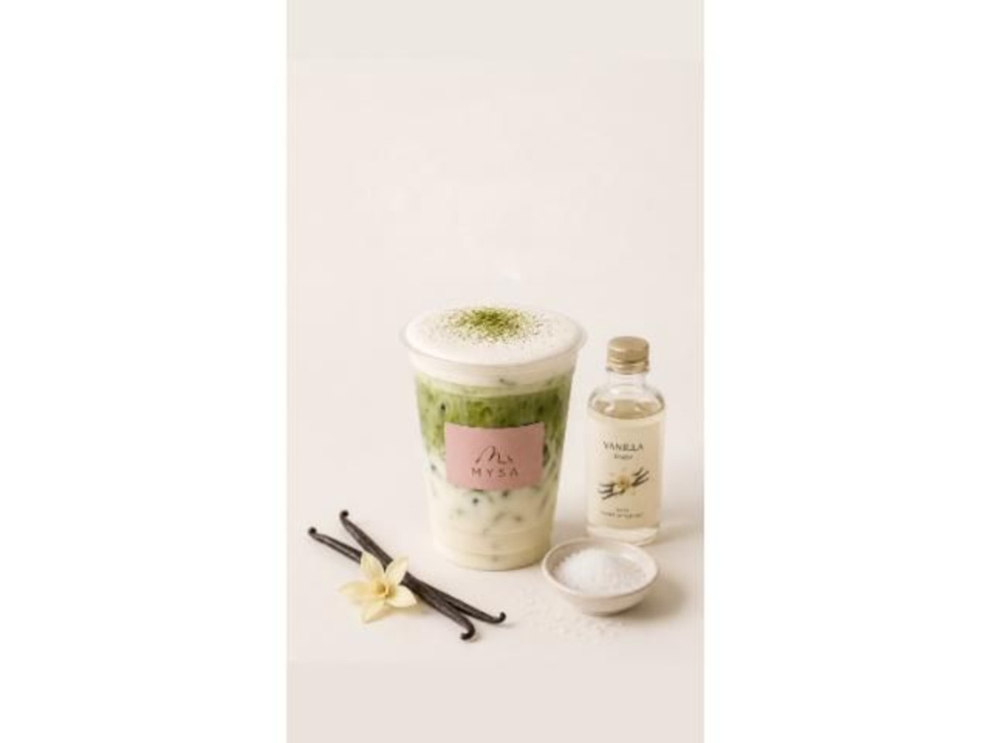 Iced Salted Vanilla Matcha