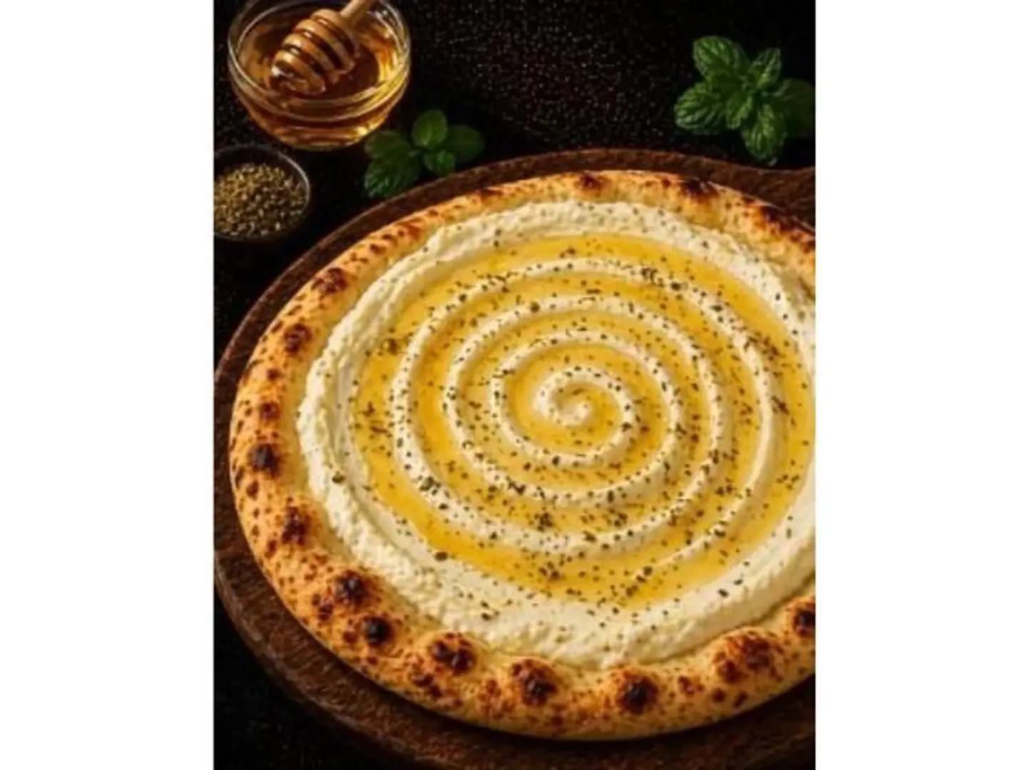 Labneh And Honey Manageesh