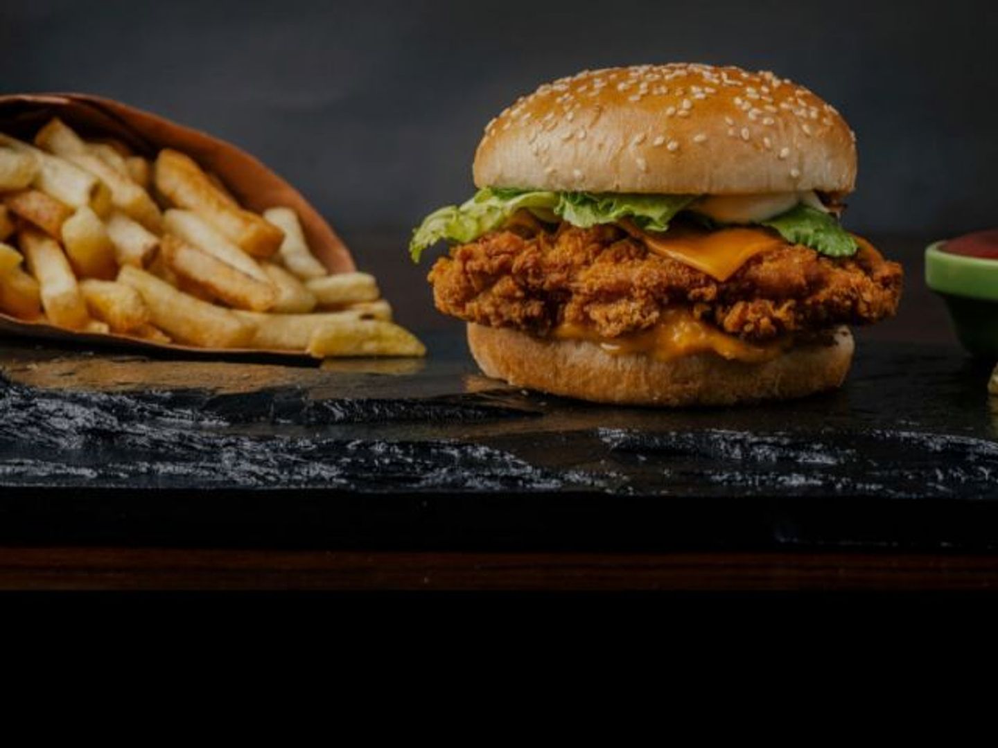 Spicy Falcon Chicken Burger