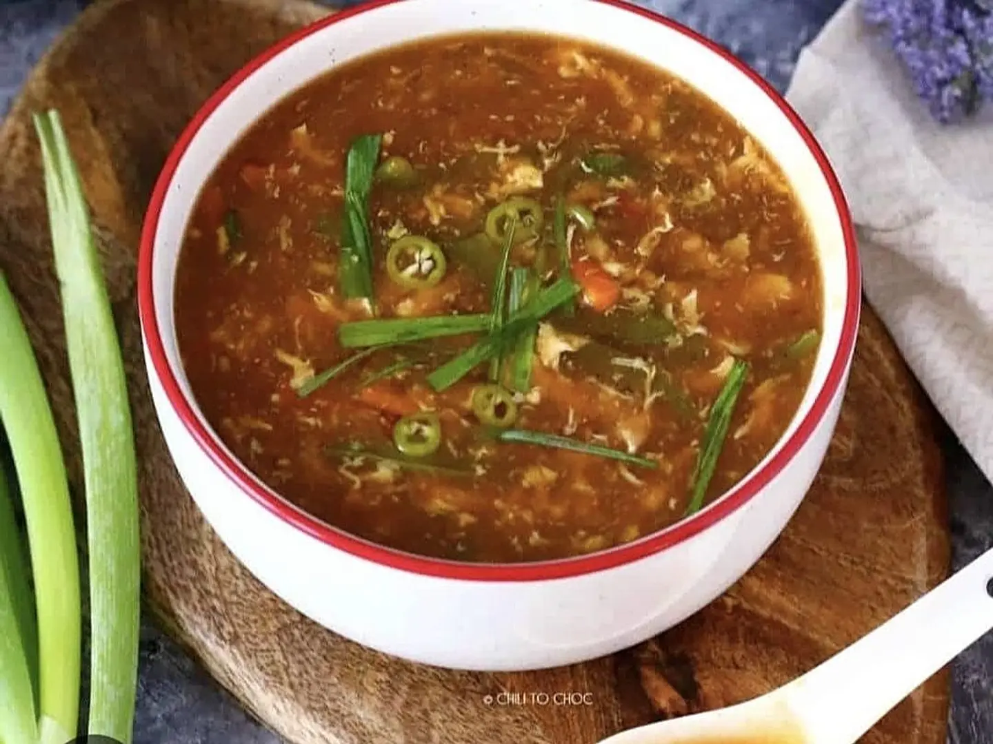 Sour And Spicy Chicken Soup