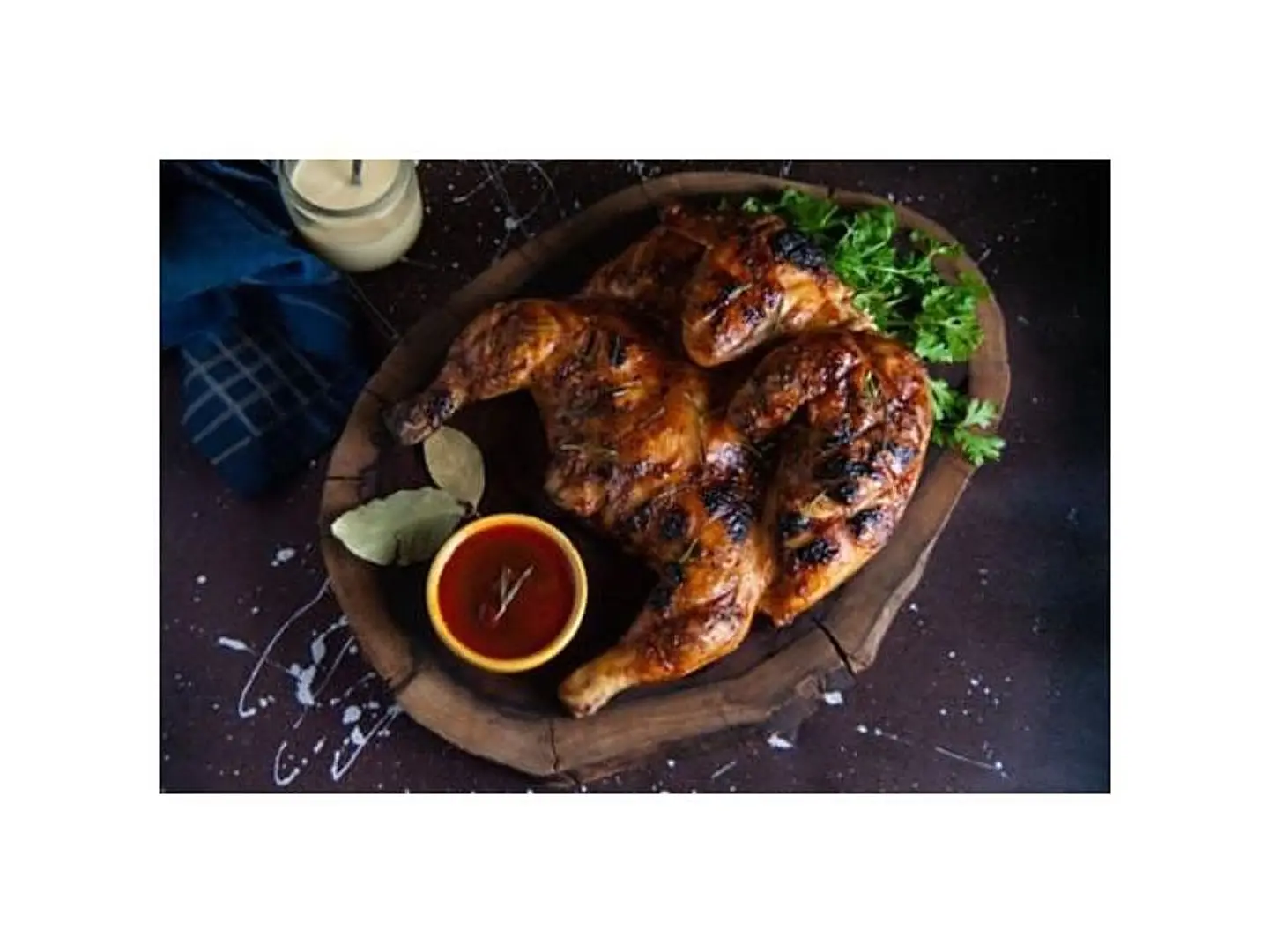 نص دجاج فحم عادي