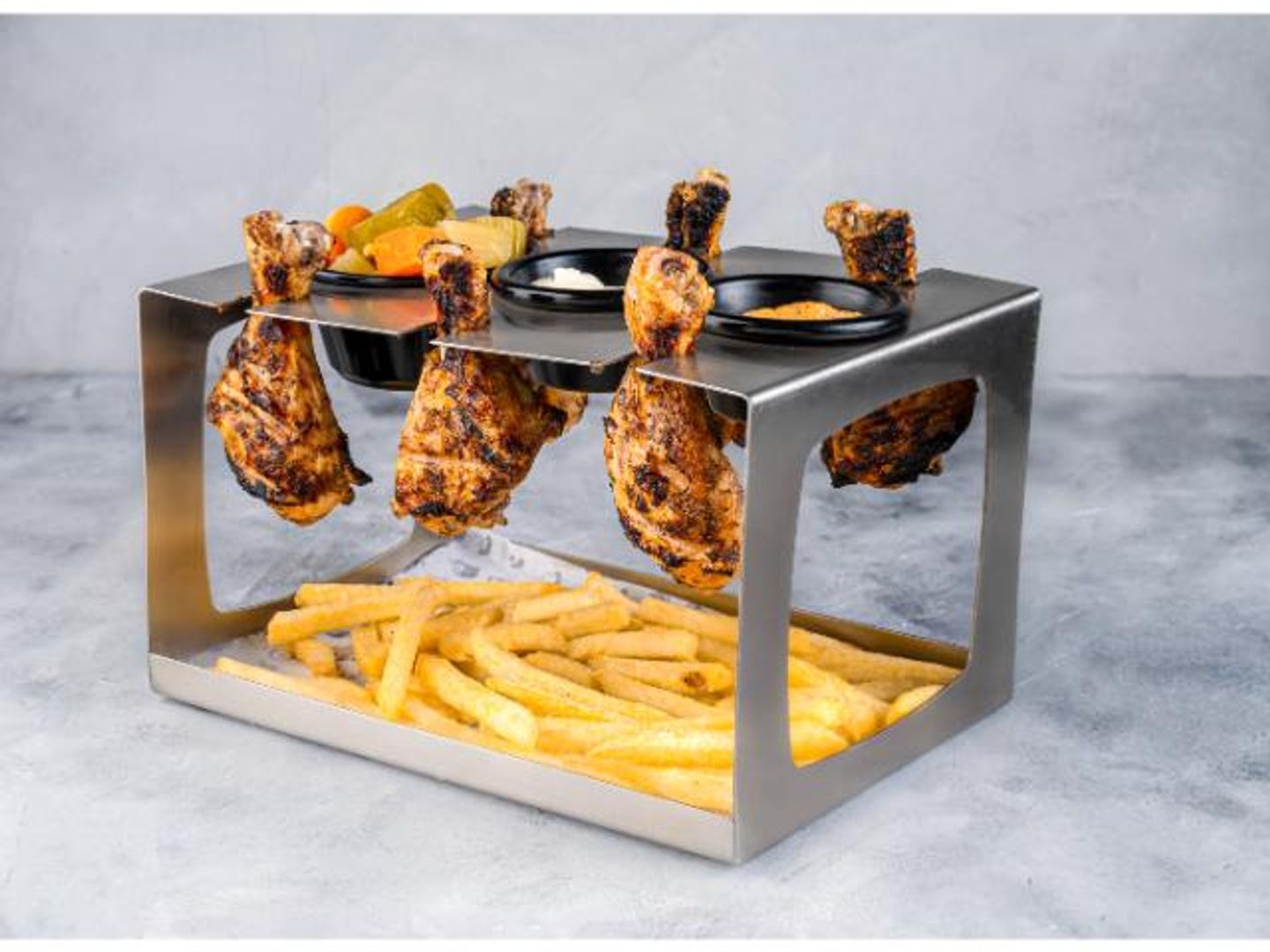 Grilled Chicken Thighs Meal