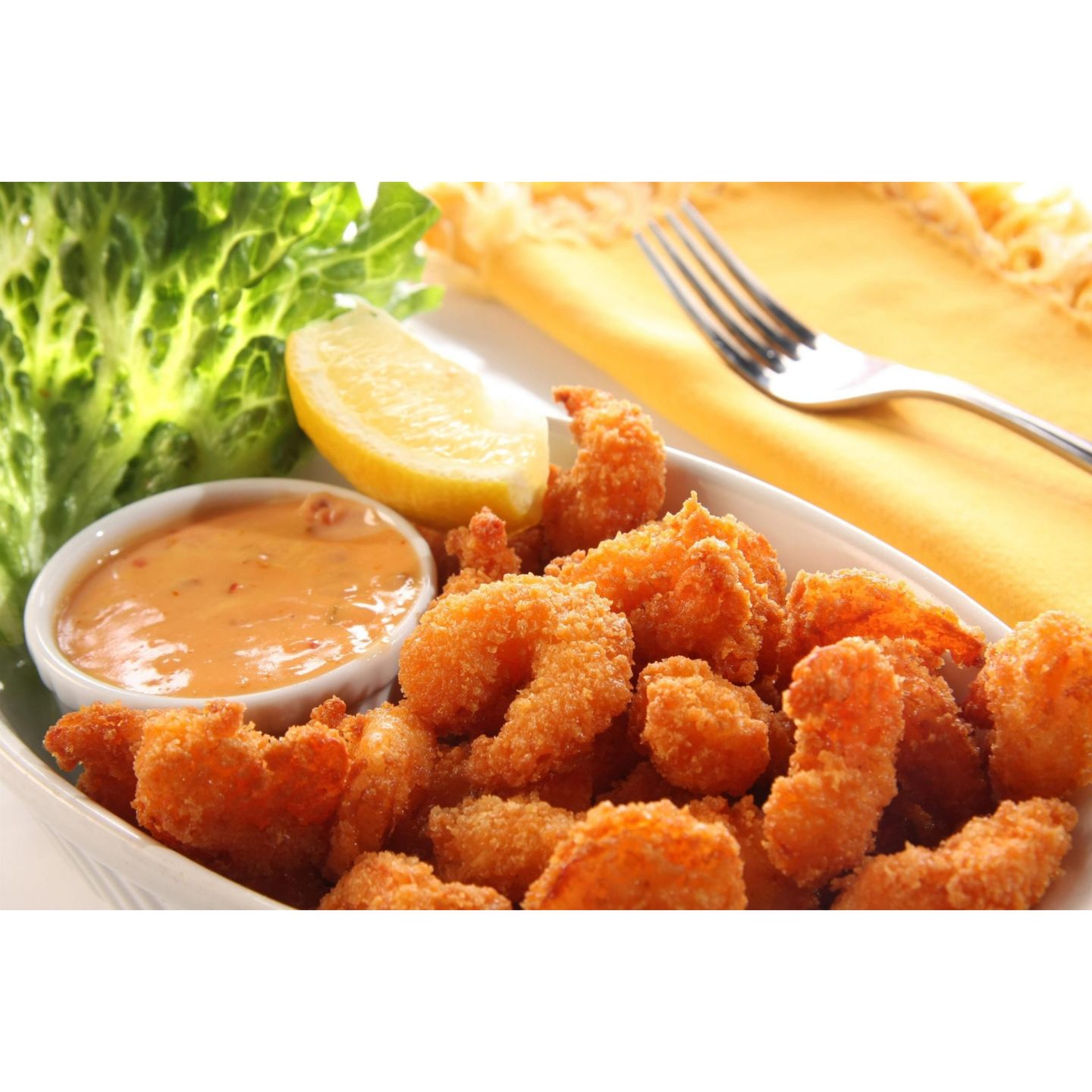 Fried Golden Shrimp With Potato