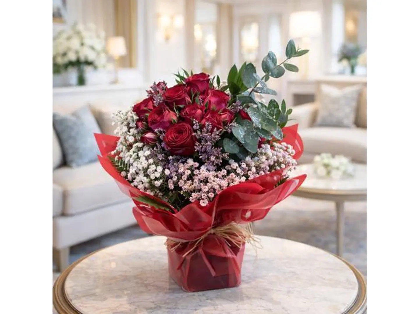 احمر دبل غلاف احمر أربعة