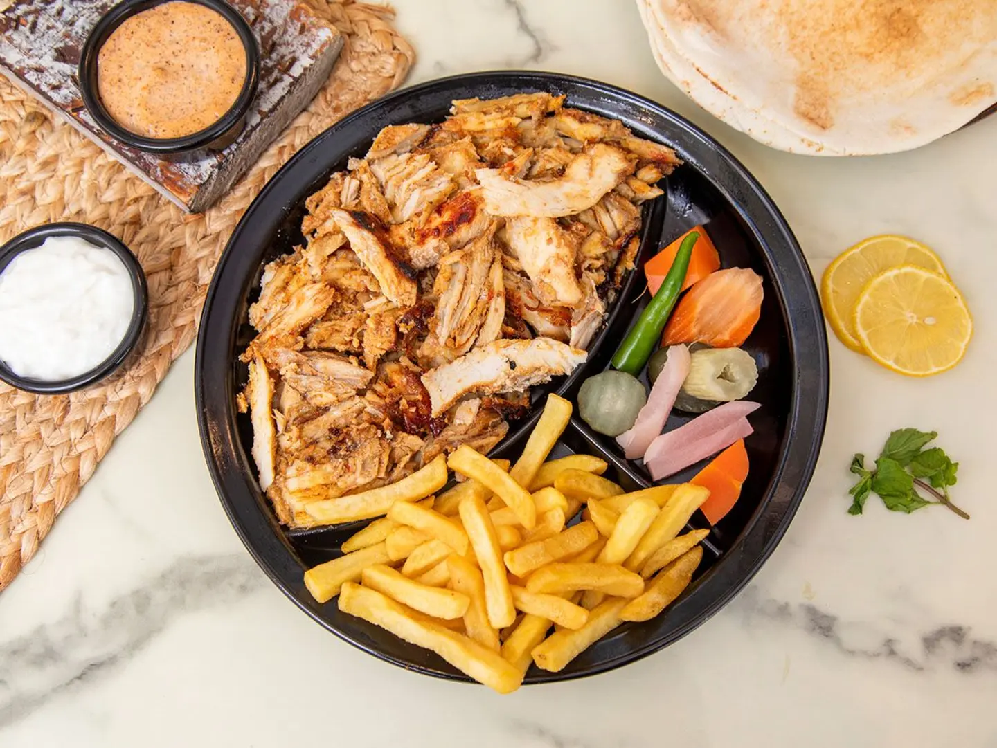 Charcoal Shawarma Plate Large