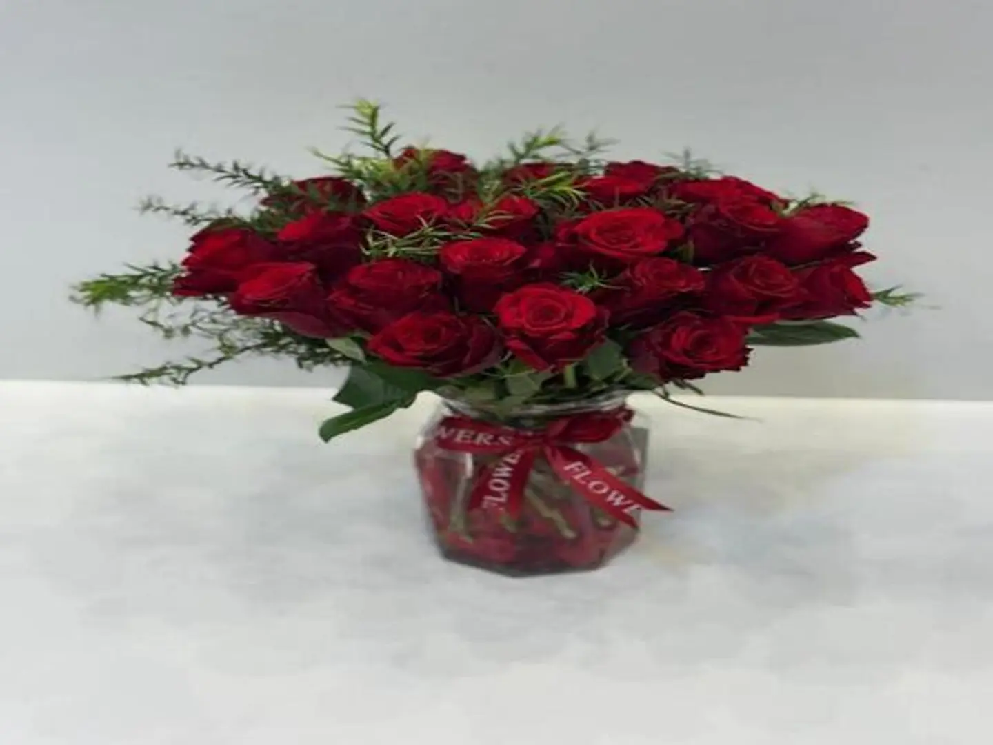 Red Rose Vase