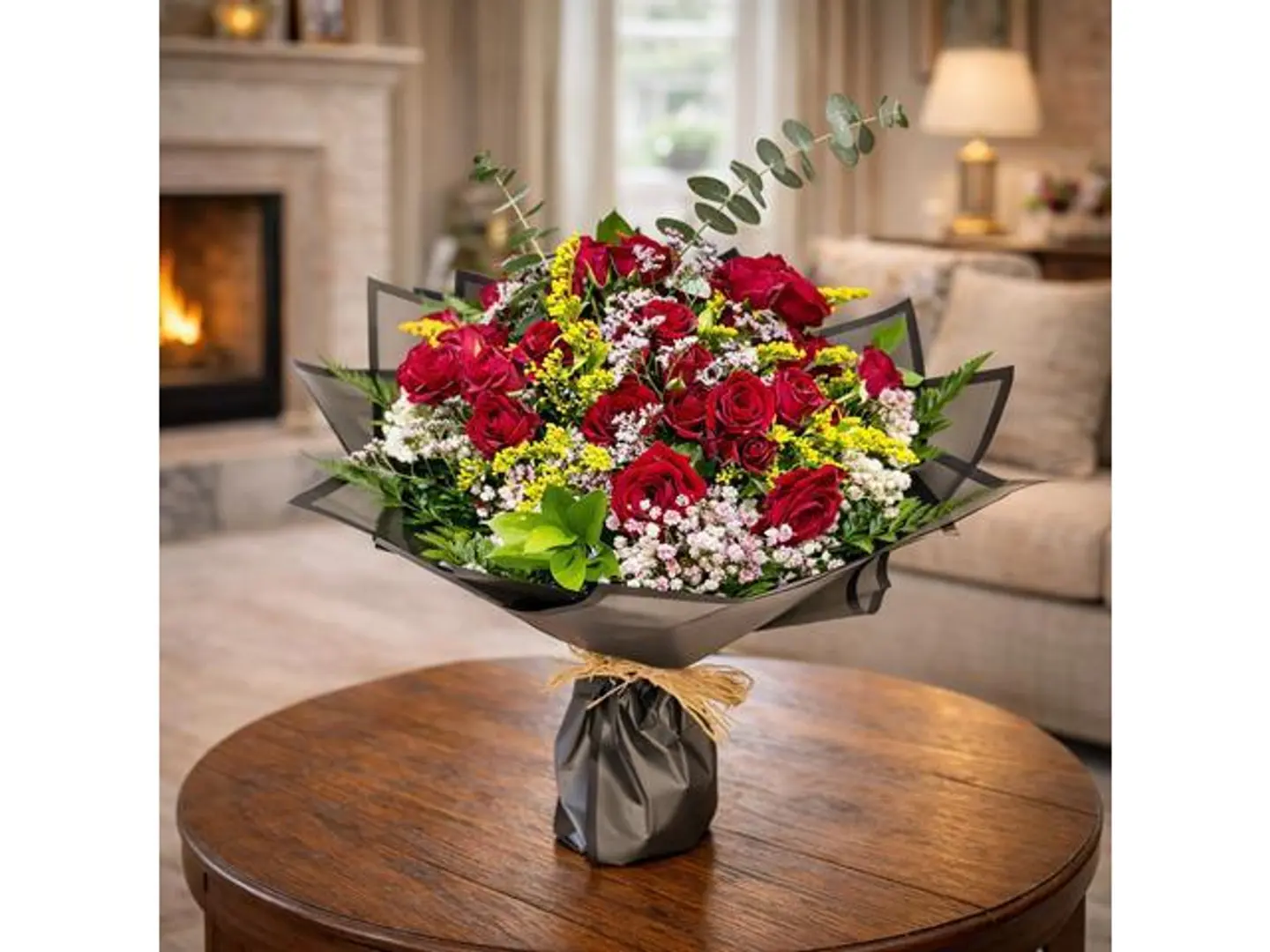 احمر غلاف اسود عشرة