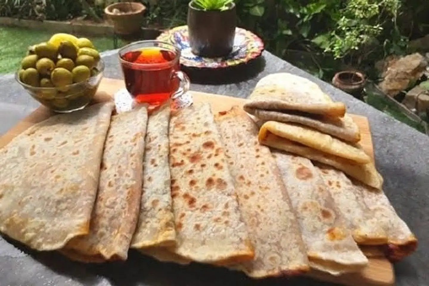 Falafel And Liquid Cheese Pie