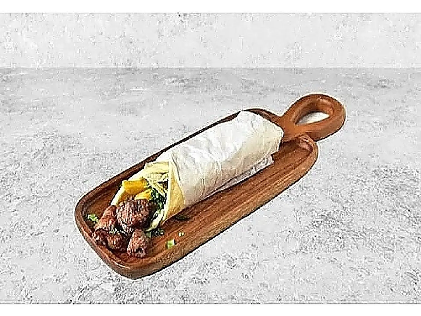 Meat Skewers Sandwich
