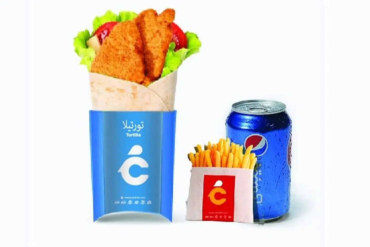 وجبة تورتيلا مسحب سمك