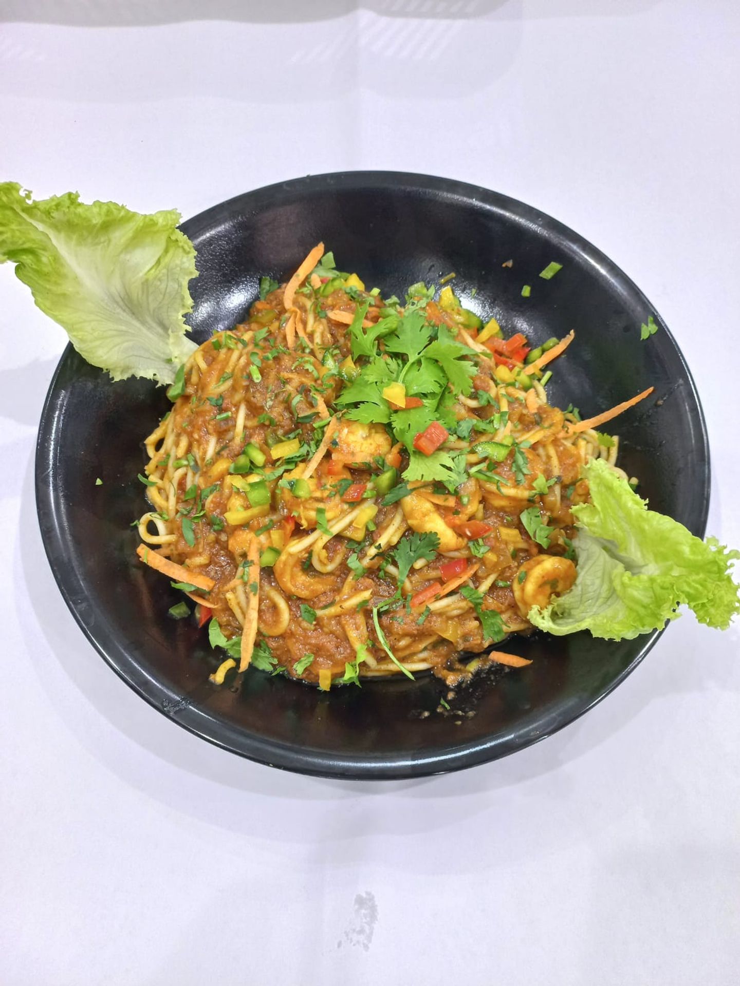 Seafood Spaghetti With Red Sauce