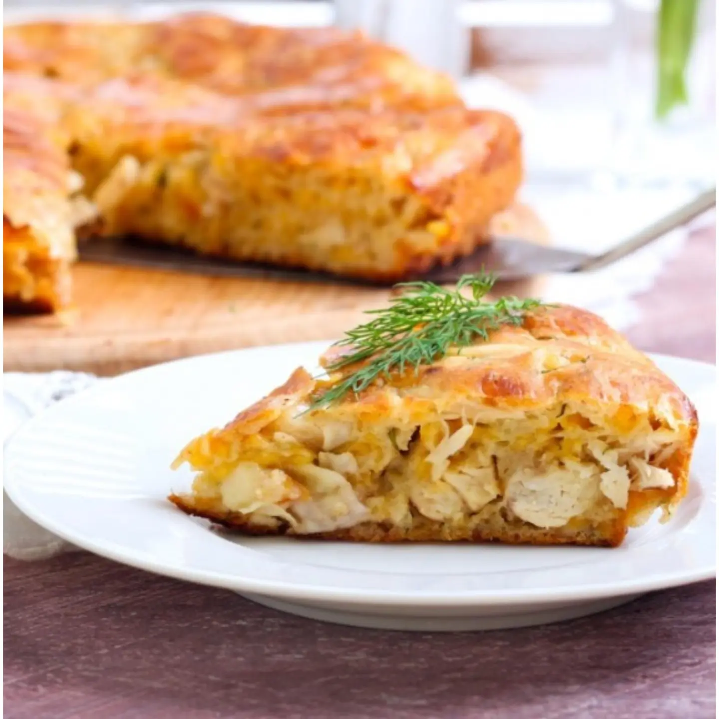 Chicken Shawarma Pie