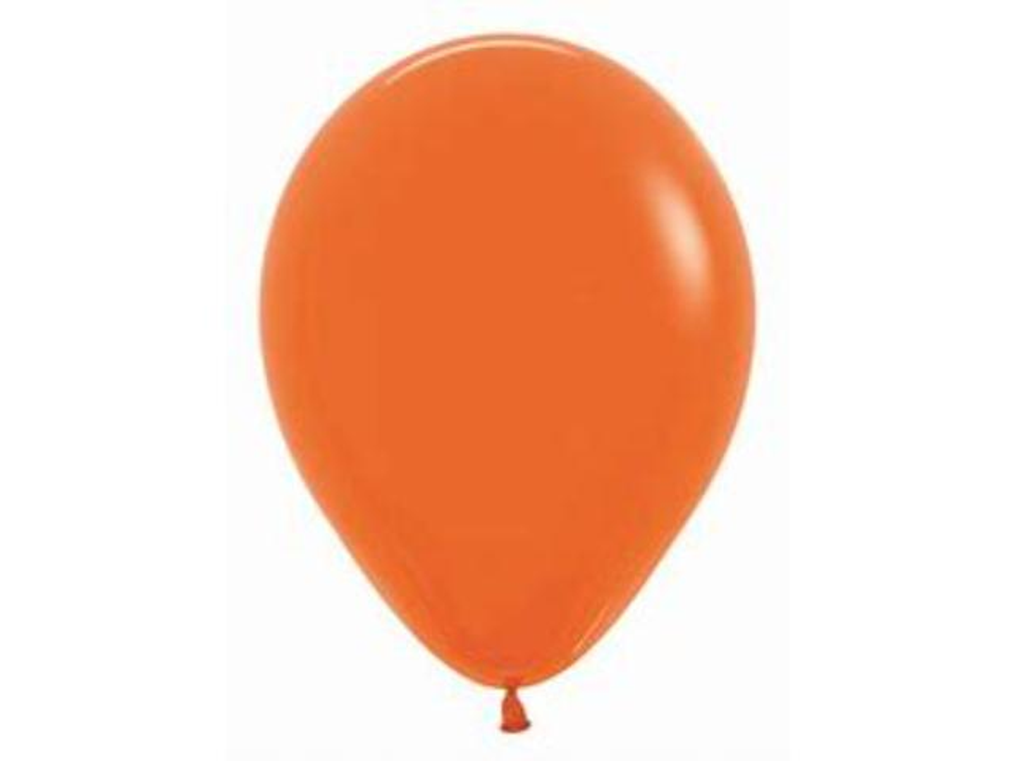 Orange Helium Balloon