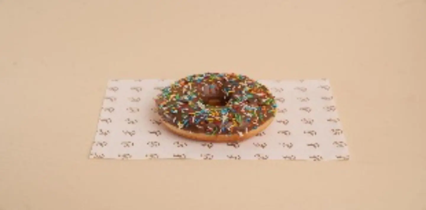 Chocolate Glazed Donut With Sprinkles