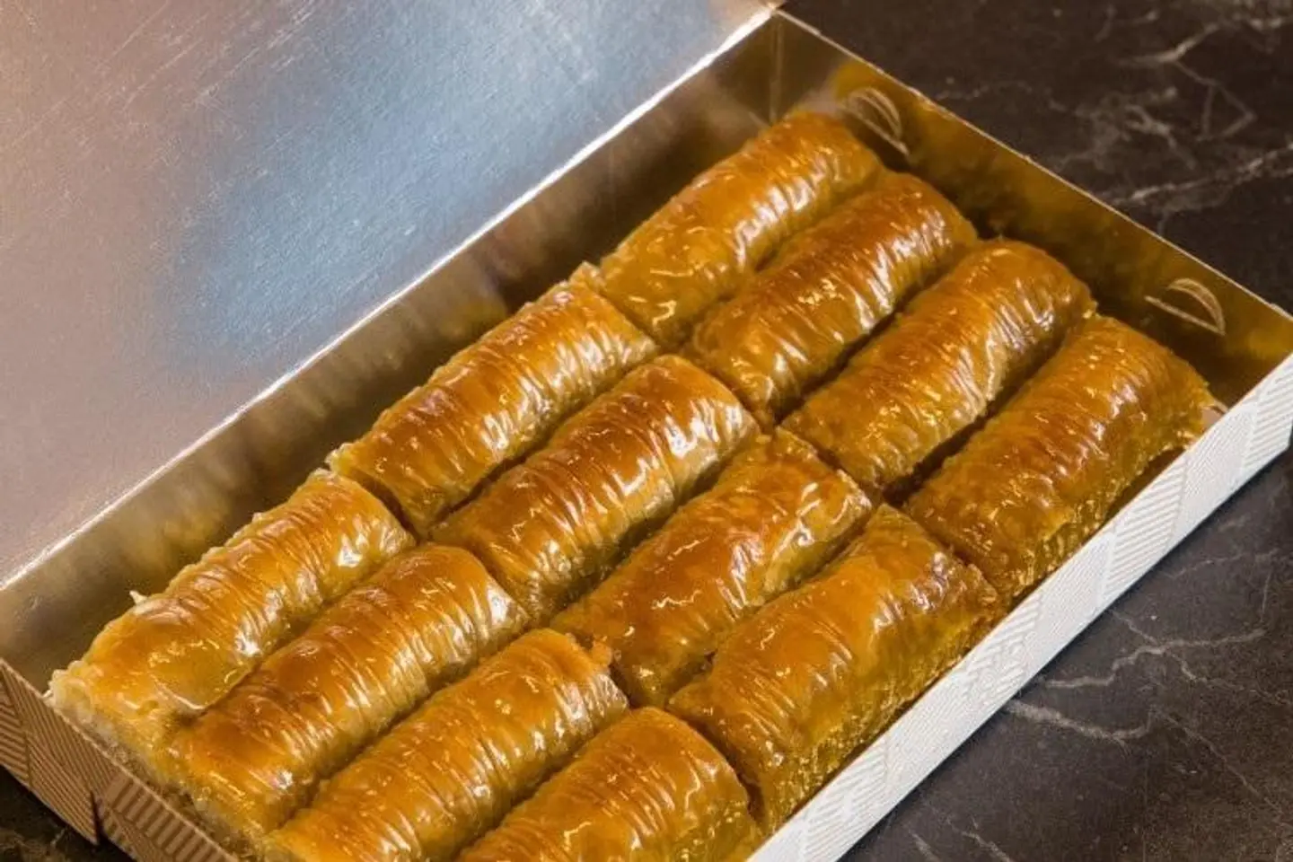 Saffron Baklava Fingers