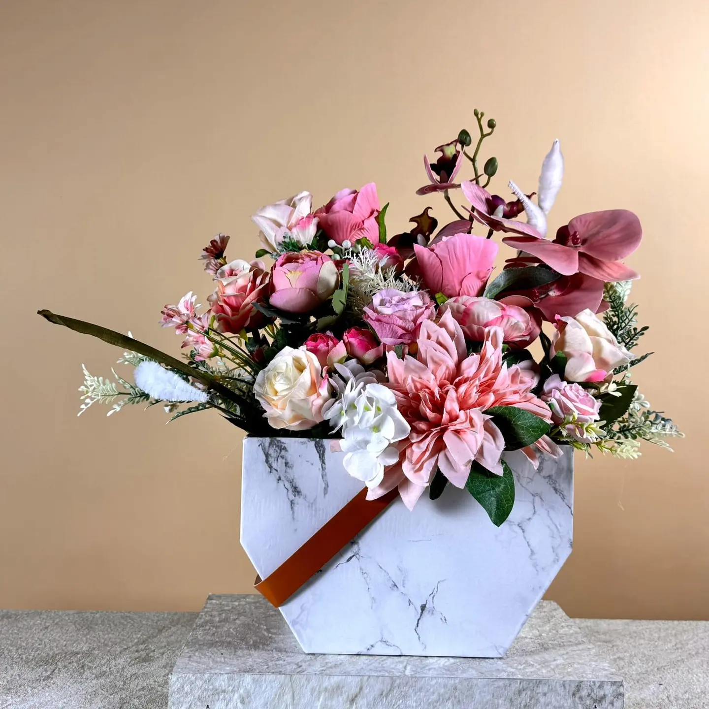 Rose Marble Vase