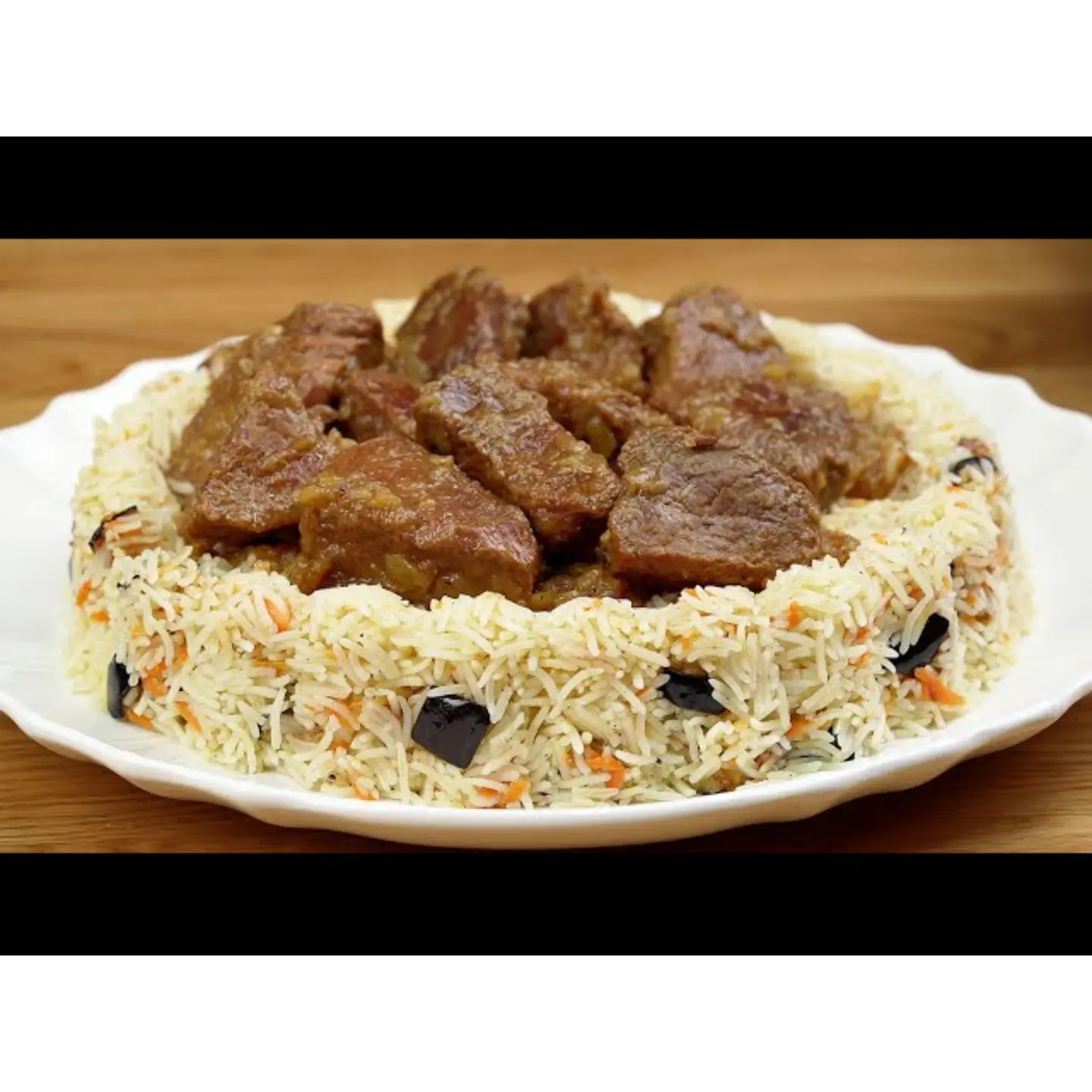 برمة لحم حري مع الارز