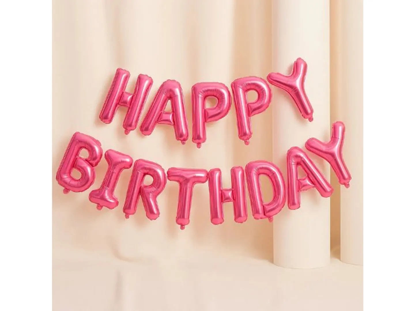 مجموعة بالونات حروف الأبجدية لعيد ميلاد سعيد