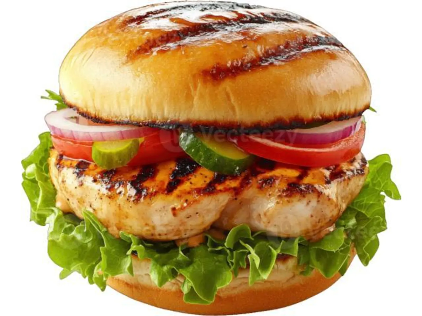 ساندوتش برجر دجاج عادي