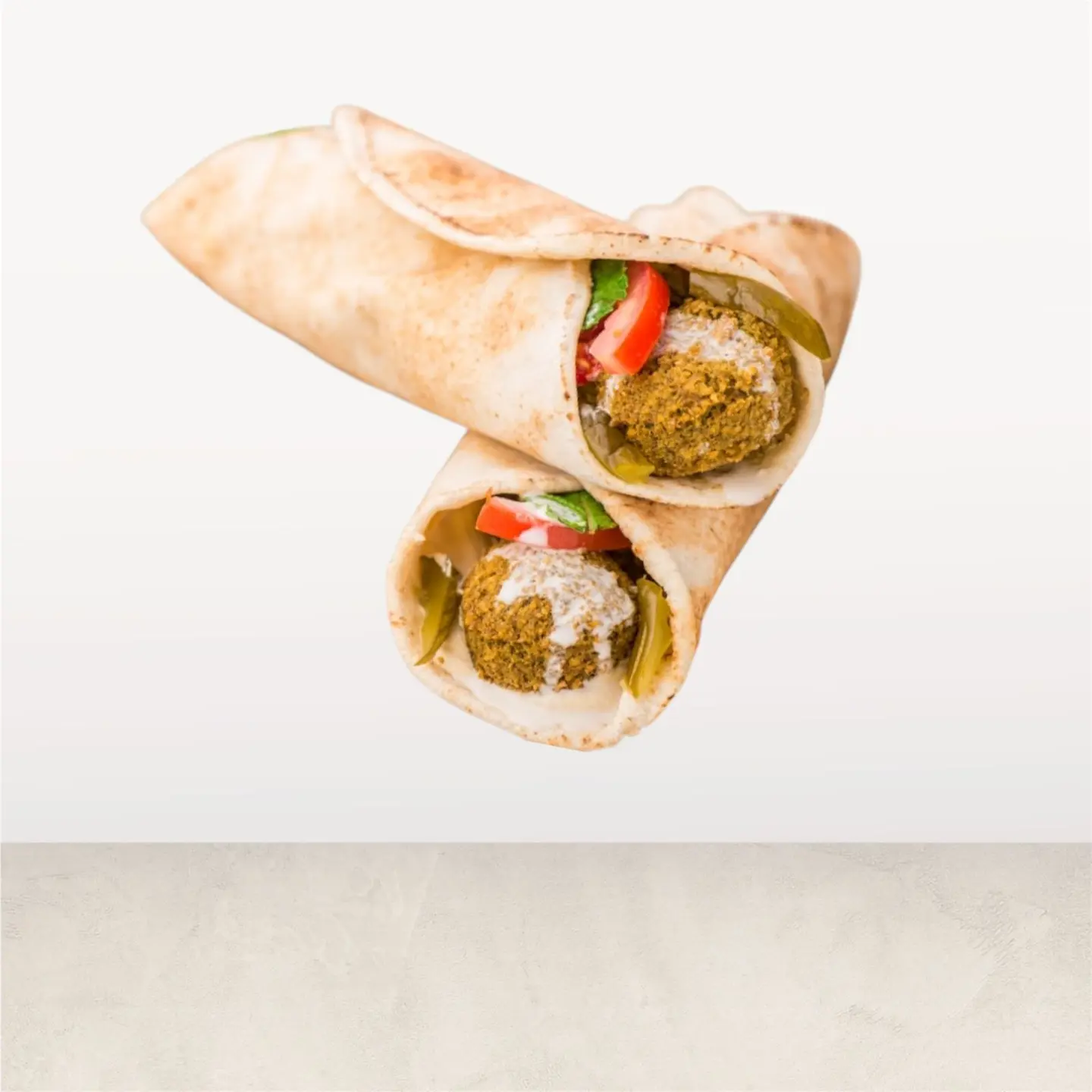 فلافل خبز شامي